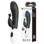 PRETTY LOVE - RASMUSSEN 30 FUNCTION RABBIT VIBRATOR BLACK